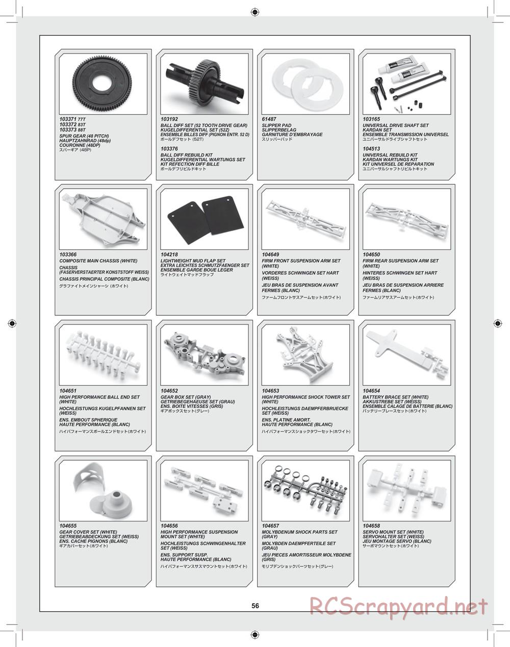 HPI - Blitz Waterproof - Exploded View - Page 56