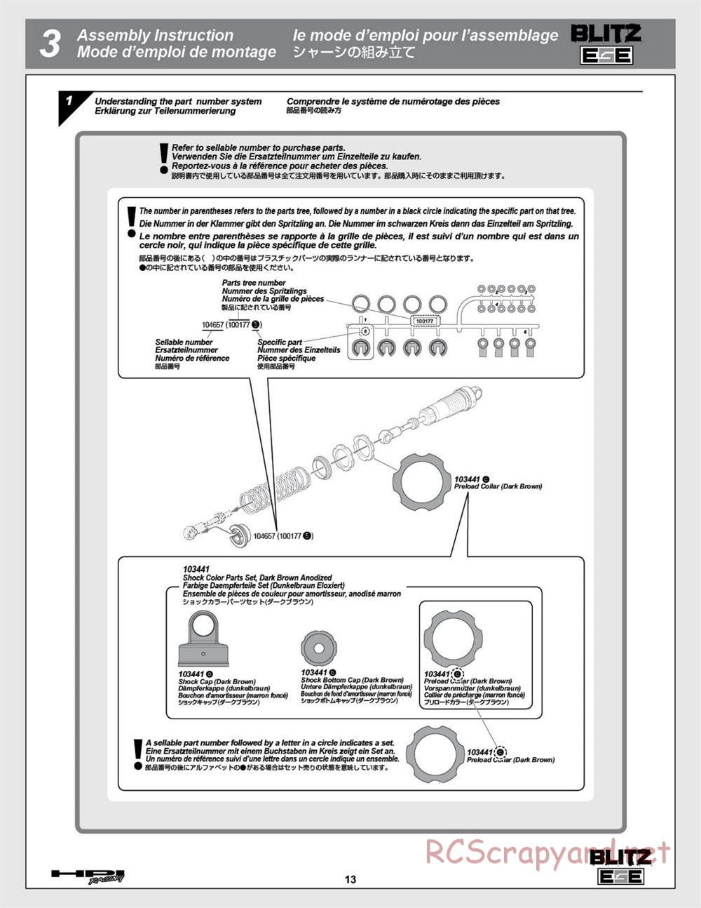 HPI - Blitz ESE - Manual - Page 13