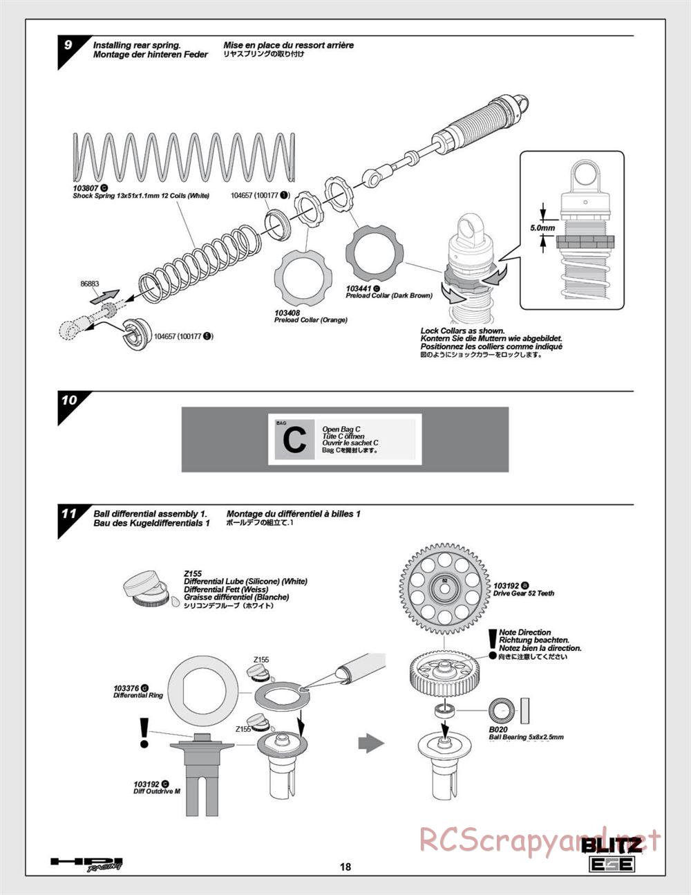 HPI - Blitz ESE - Manual - Page 18