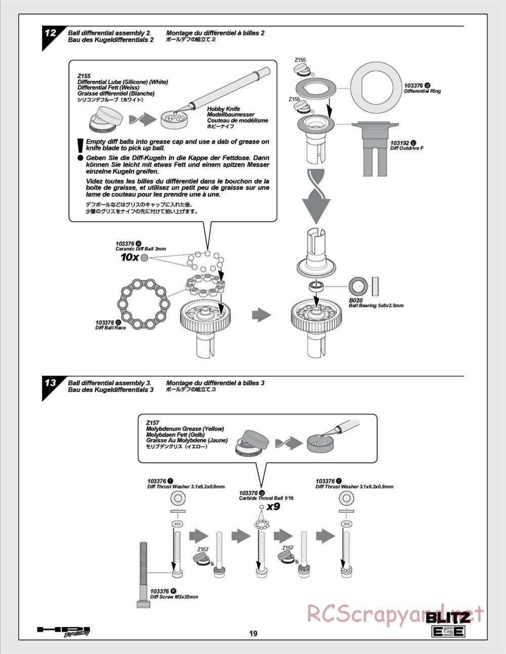 HPI - Blitz ESE - Manual - Page 19