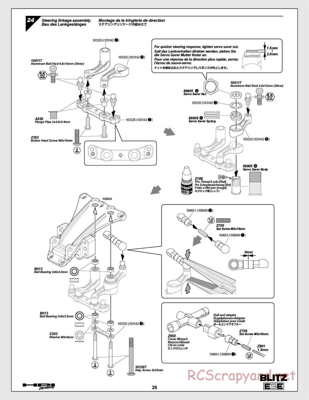 HPI - Blitz ESE - Manual - Page 26