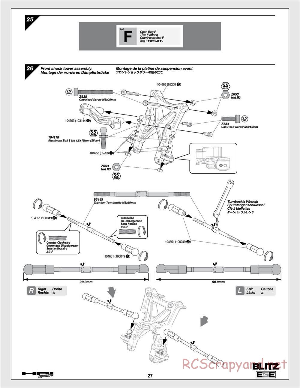 HPI - Blitz ESE - Manual - Page 27