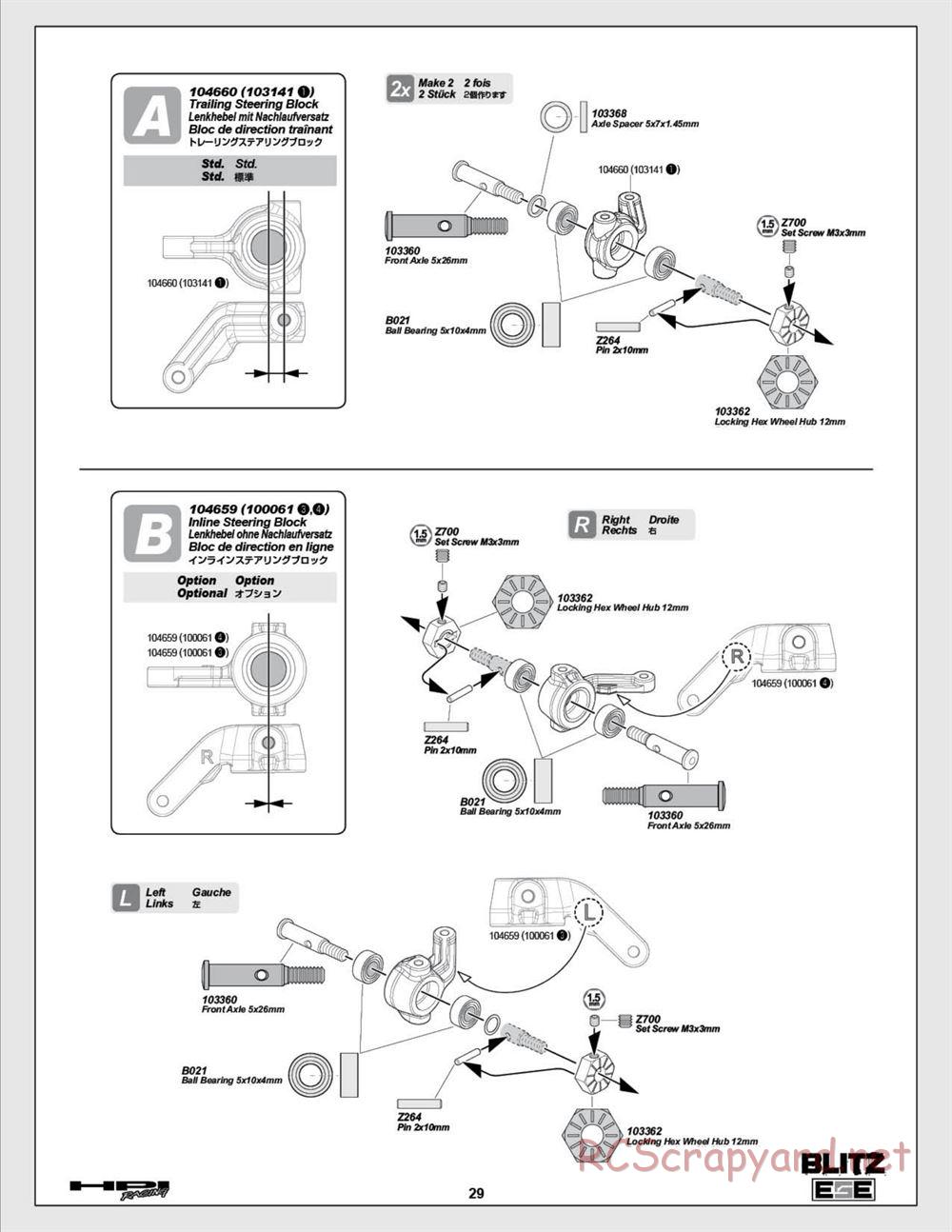 HPI - Blitz ESE - Manual - Page 29