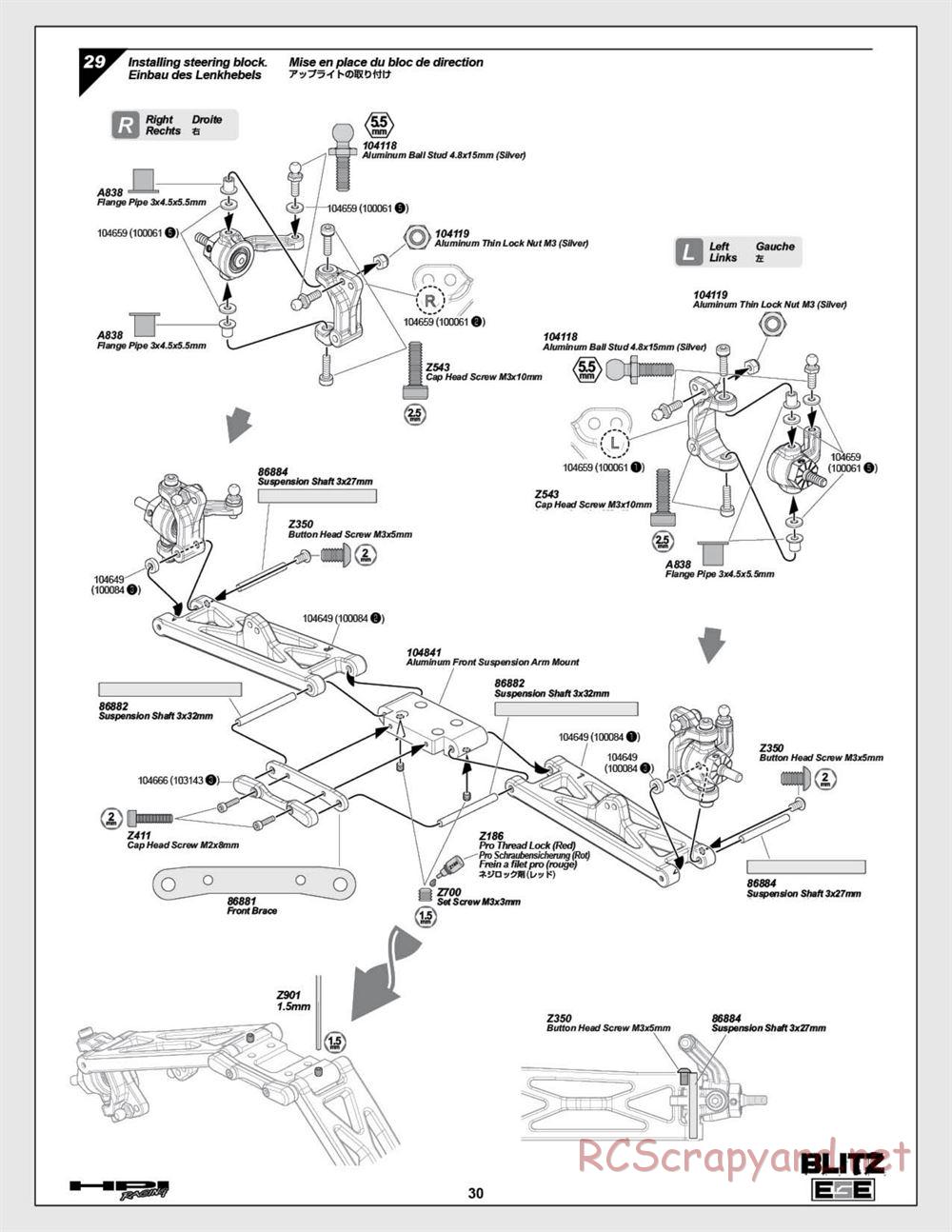 HPI - Blitz ESE - Manual - Page 30