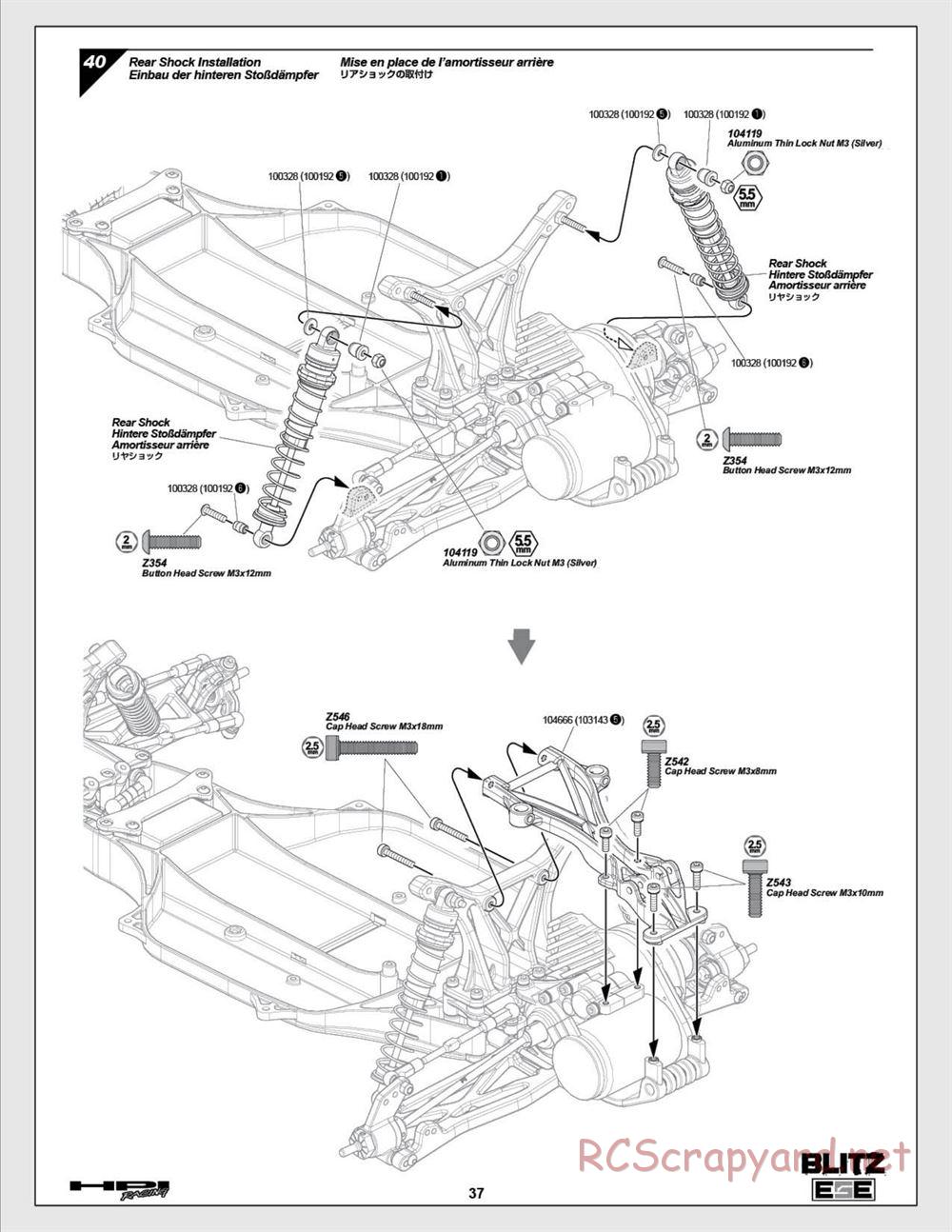 HPI - Blitz ESE - Manual - Page 37