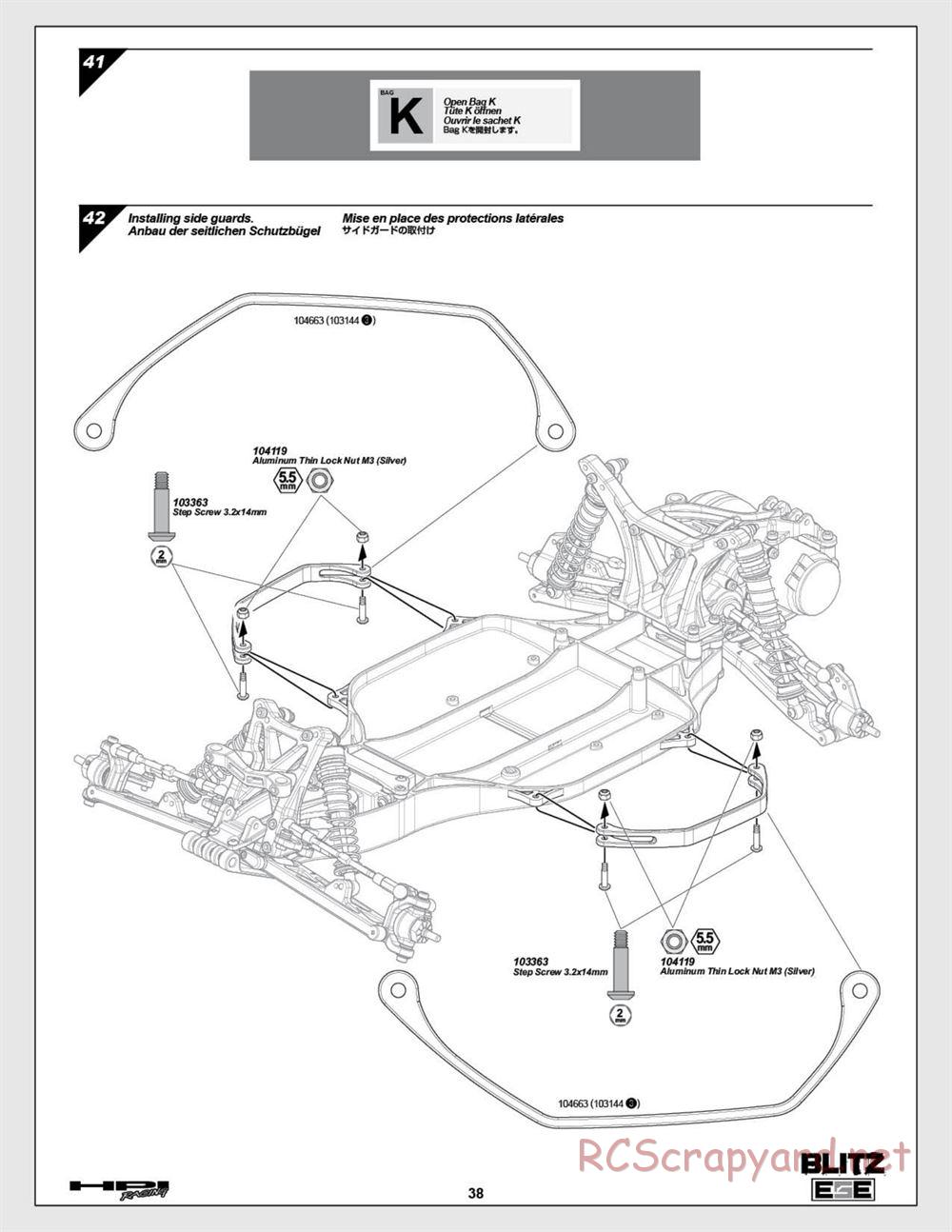 HPI - Blitz ESE - Manual - Page 38