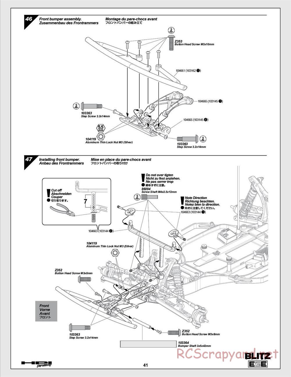 HPI - Blitz ESE - Manual - Page 41