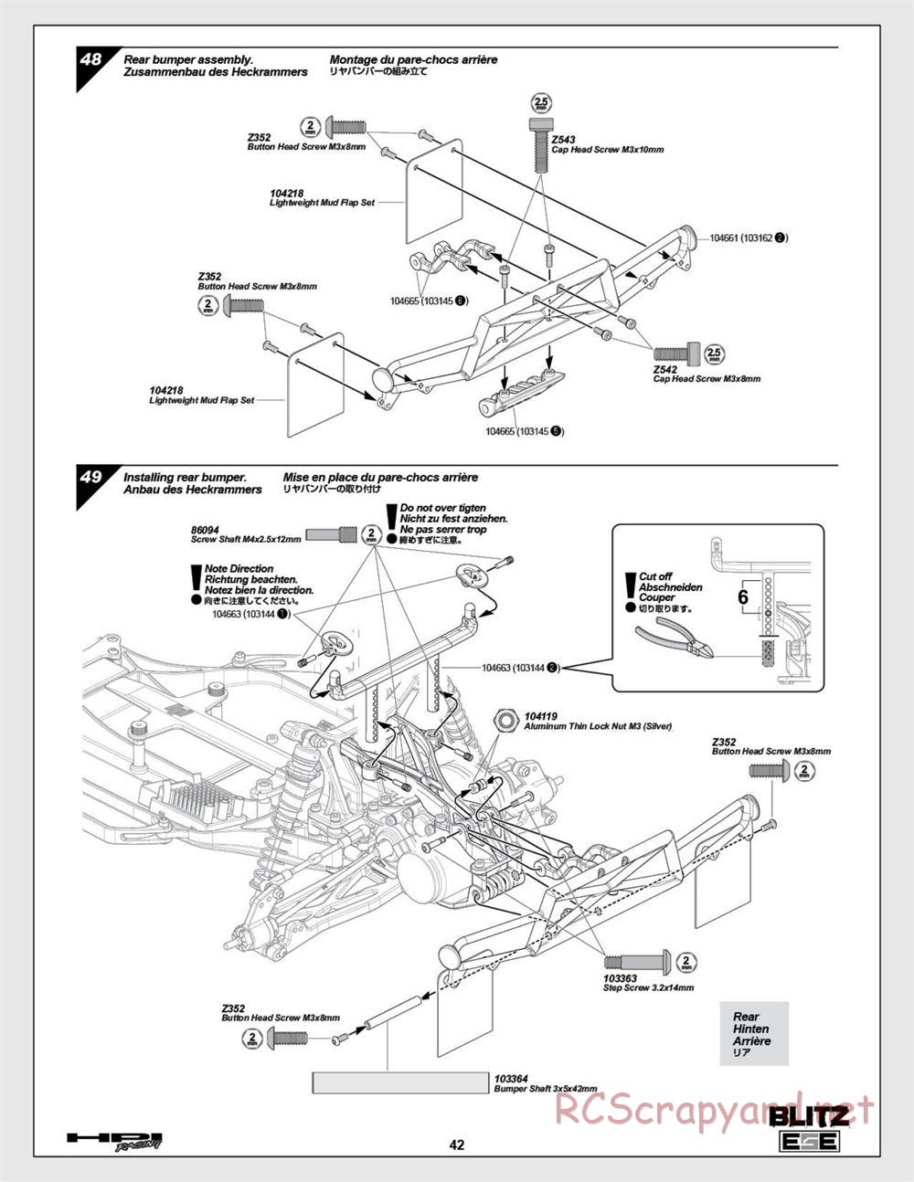HPI - Blitz ESE - Manual - Page 42