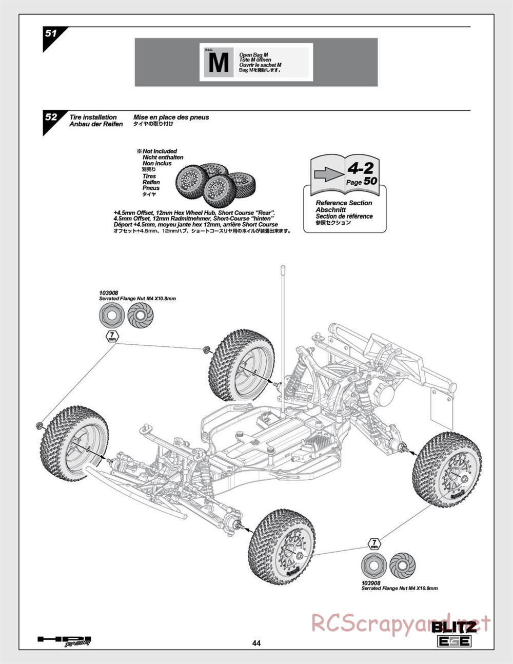 HPI - Blitz ESE - Manual - Page 44