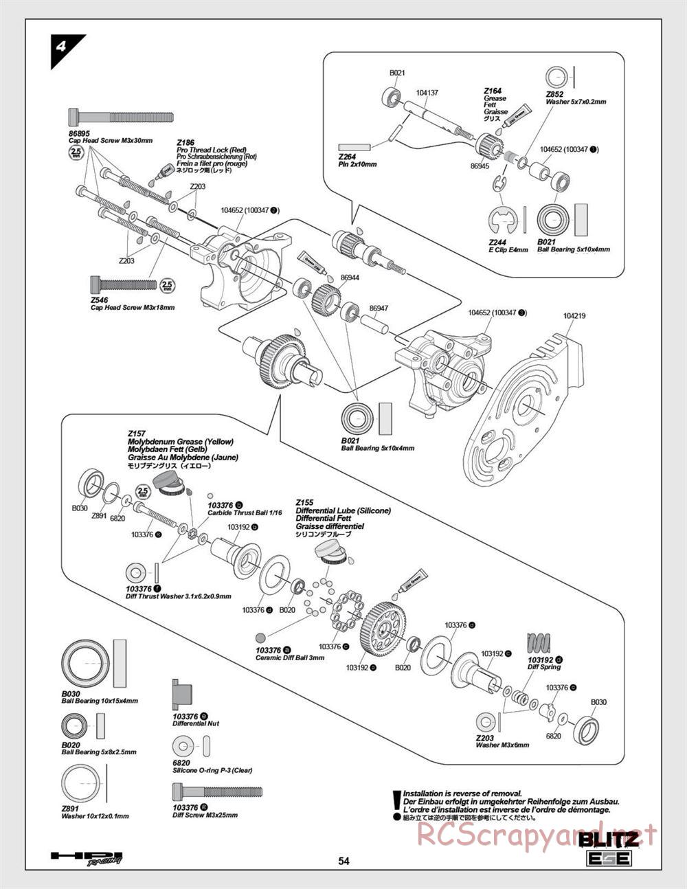 HPI - Blitz ESE - Manual - Page 54