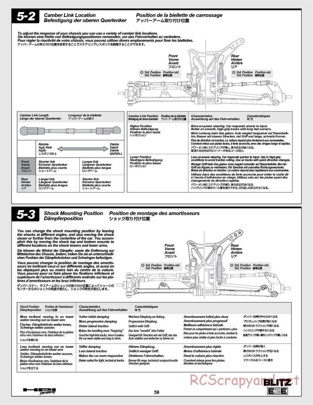 HPI - Blitz ESE - Manual - Page 59