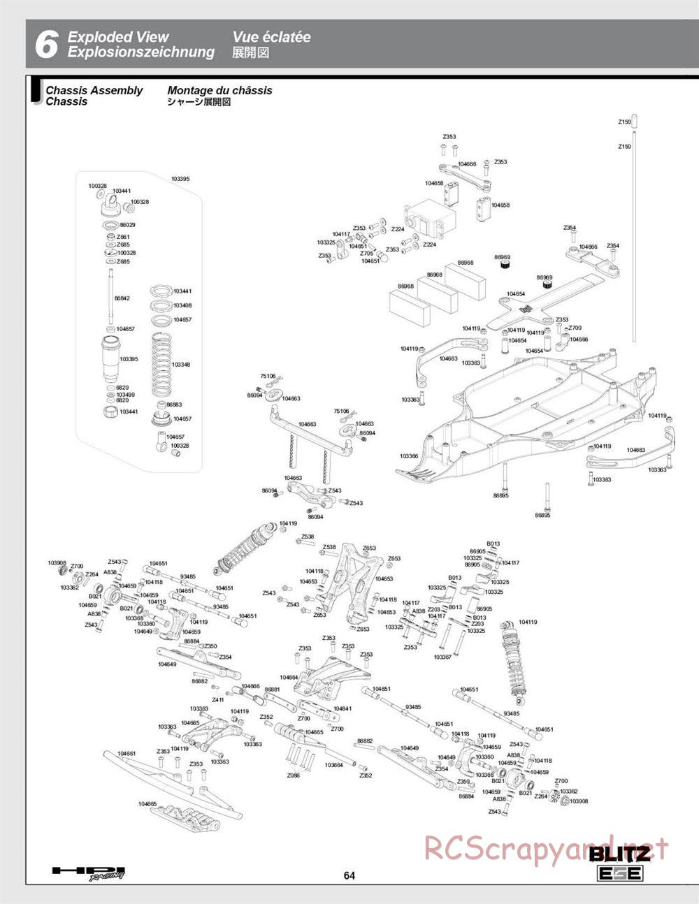 HPI - Blitz ESE - Manual - Page 64