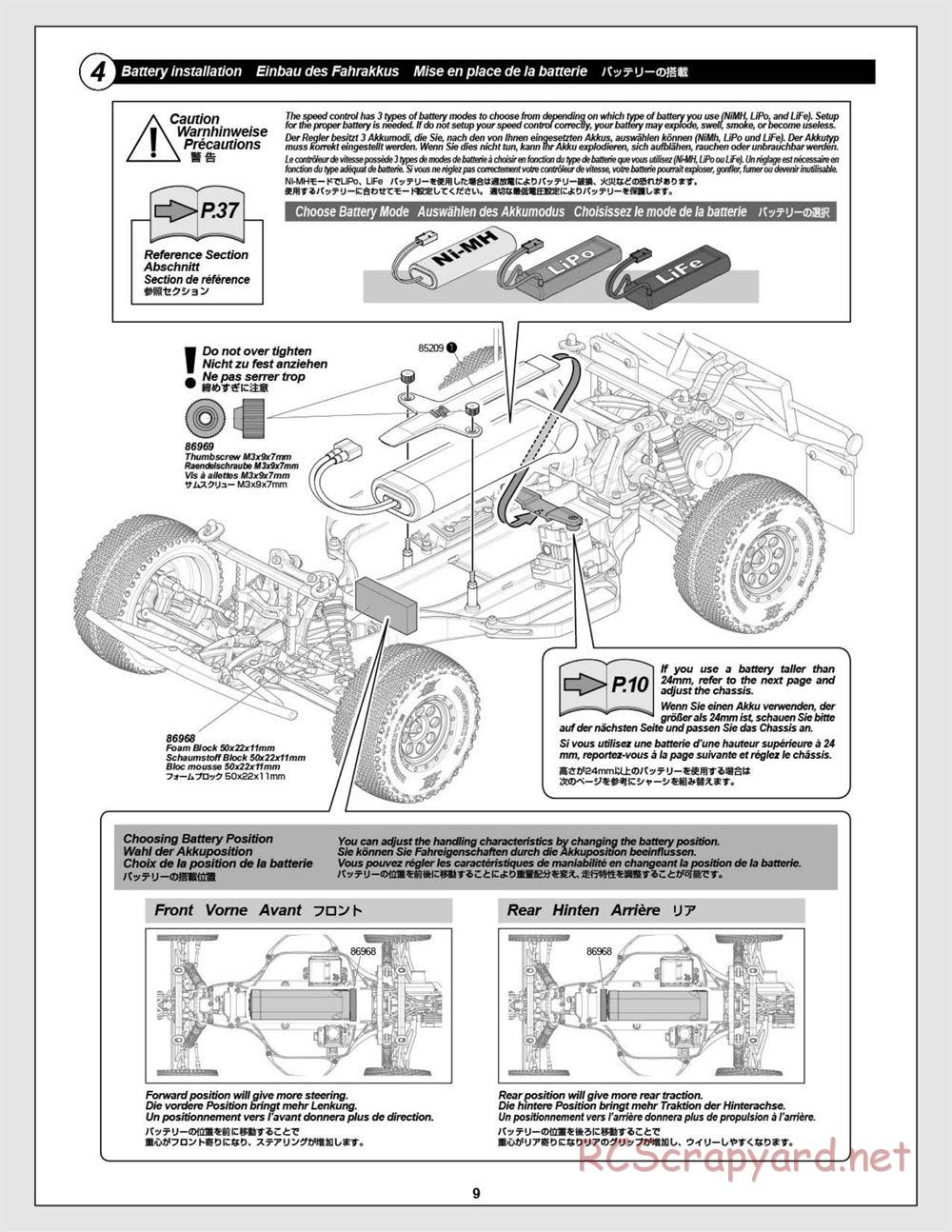 HPI - Blitz Flux - Manual - Page 9