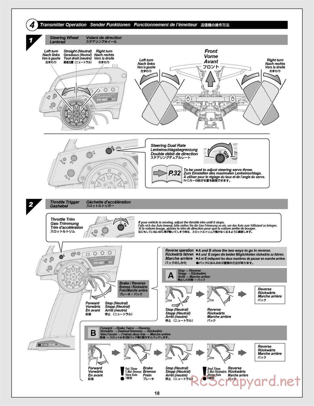 HPI - Blitz Flux - Manual - Page 18