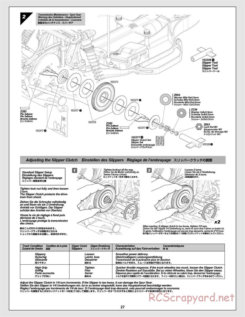 HPI - Blitz Flux - Manual - Page 27