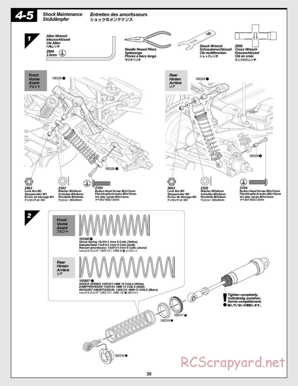 HPI - Blitz Flux - Manual - Page 30