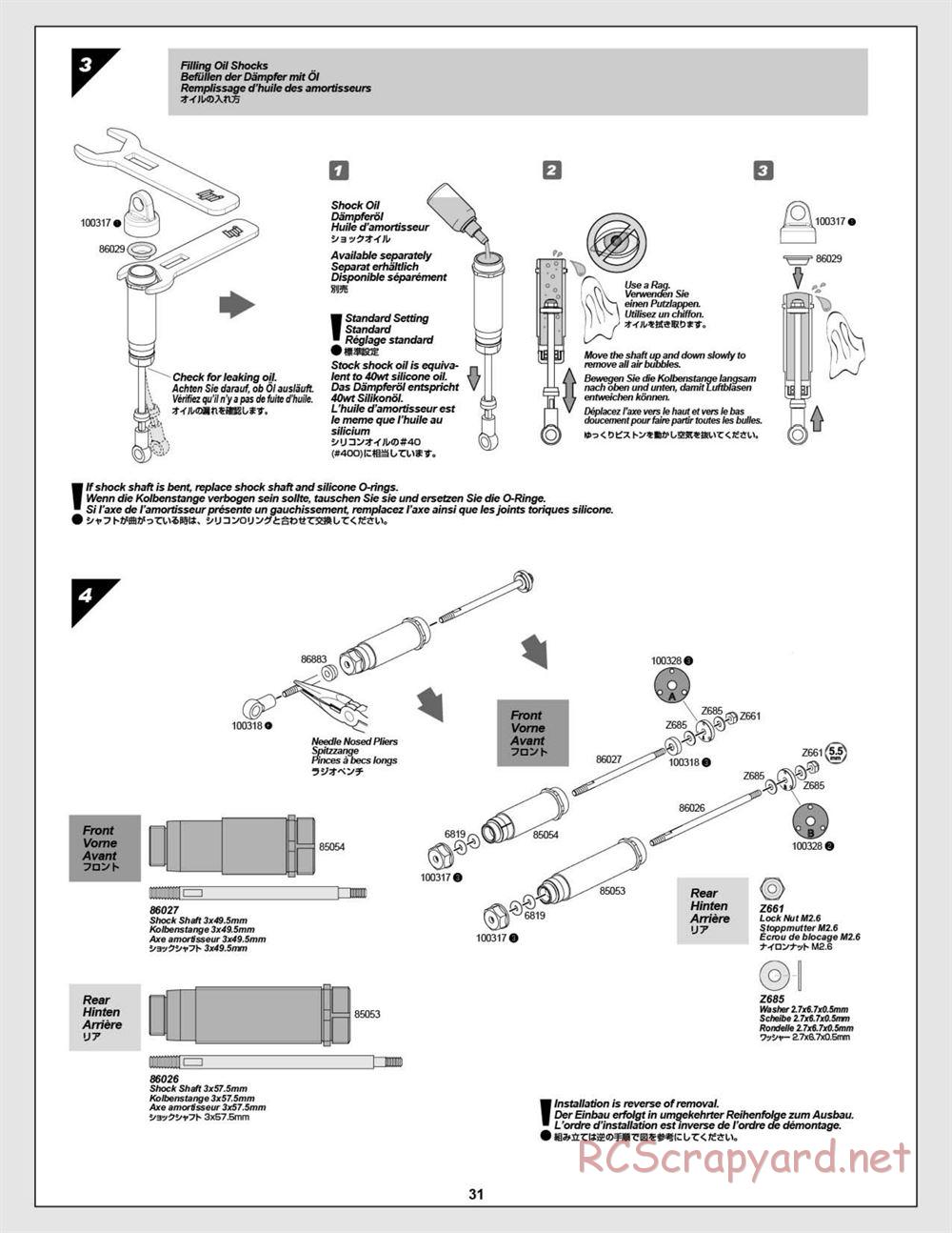 HPI - Blitz Flux - Manual - Page 31