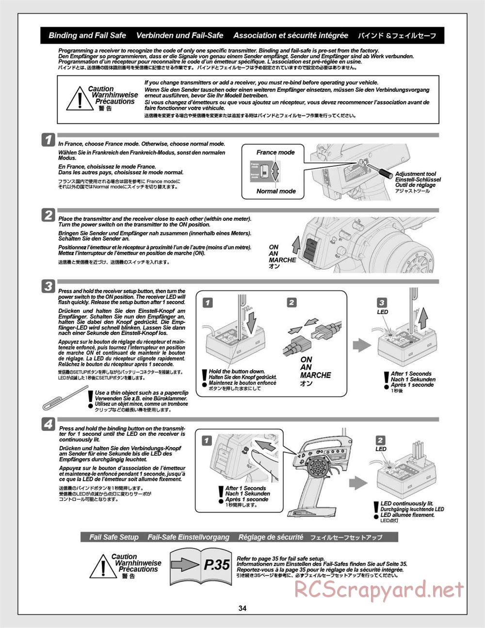 HPI - Blitz Flux - Manual - Page 34