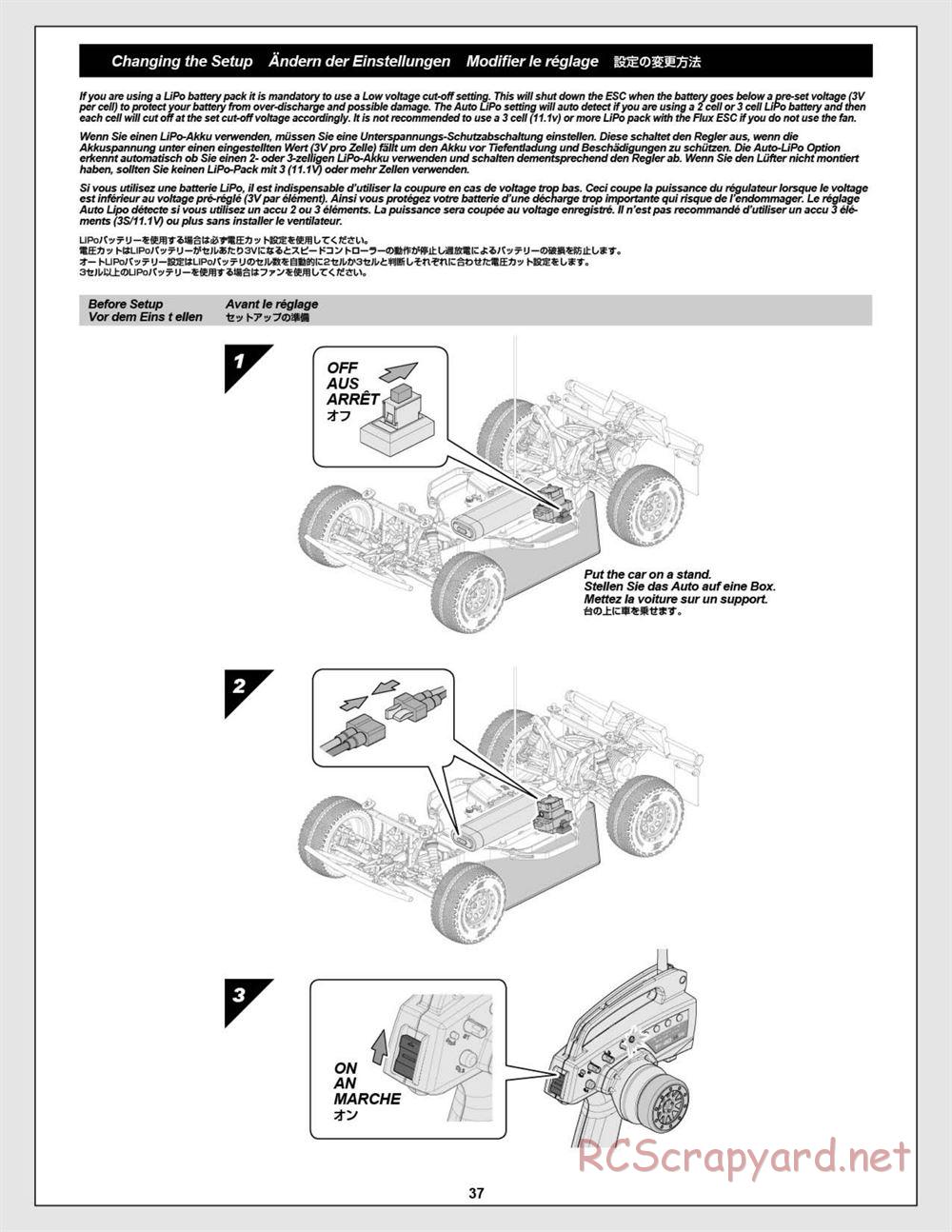HPI - Blitz Flux - Manual - Page 37