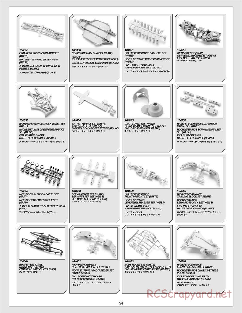 HPI - Blitz Flux - Exploded View - Page 54