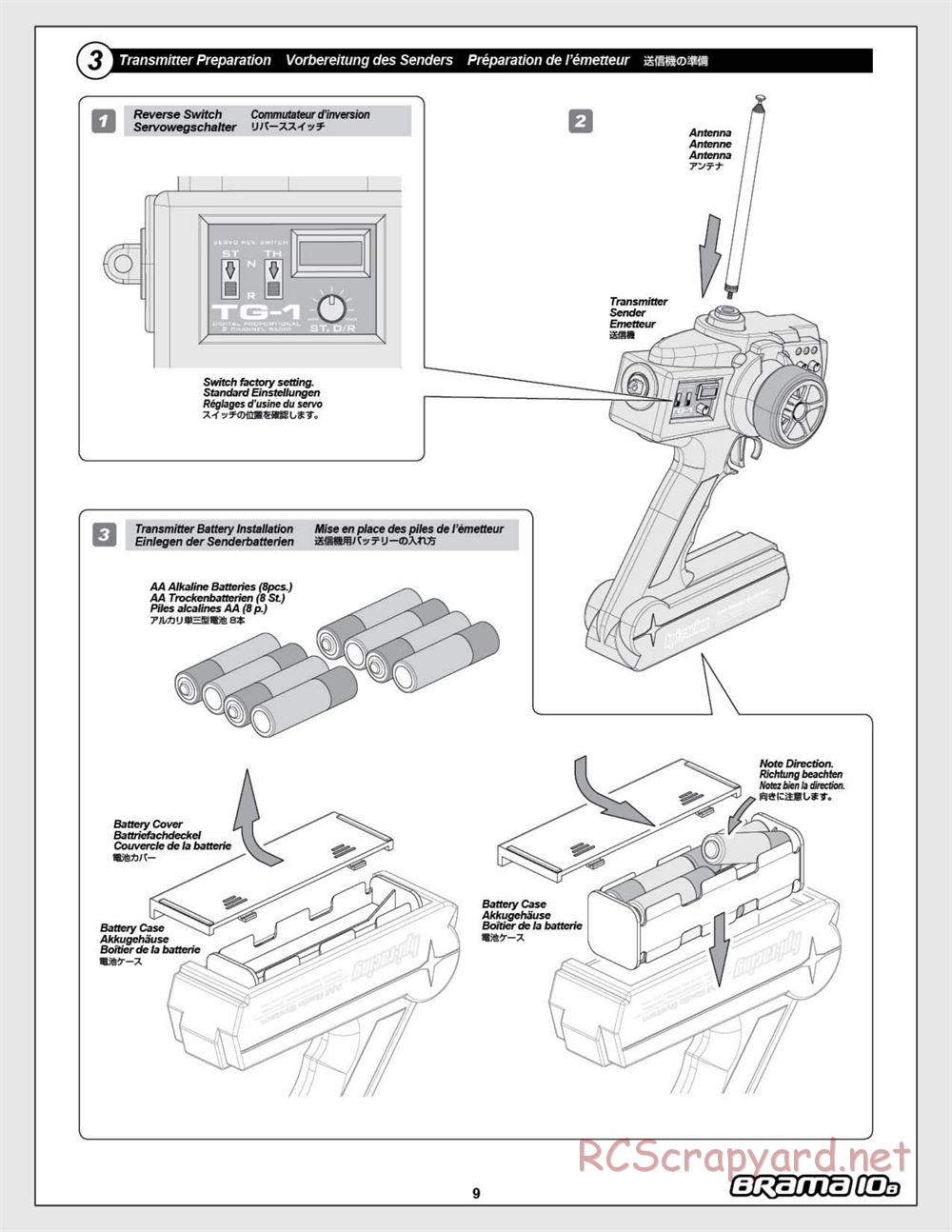 HPI - Brama 10B - Manual - Page 9