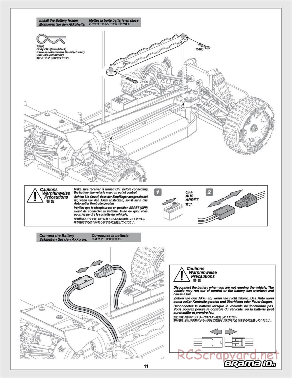 HPI - Brama 10B - Manual - Page 11
