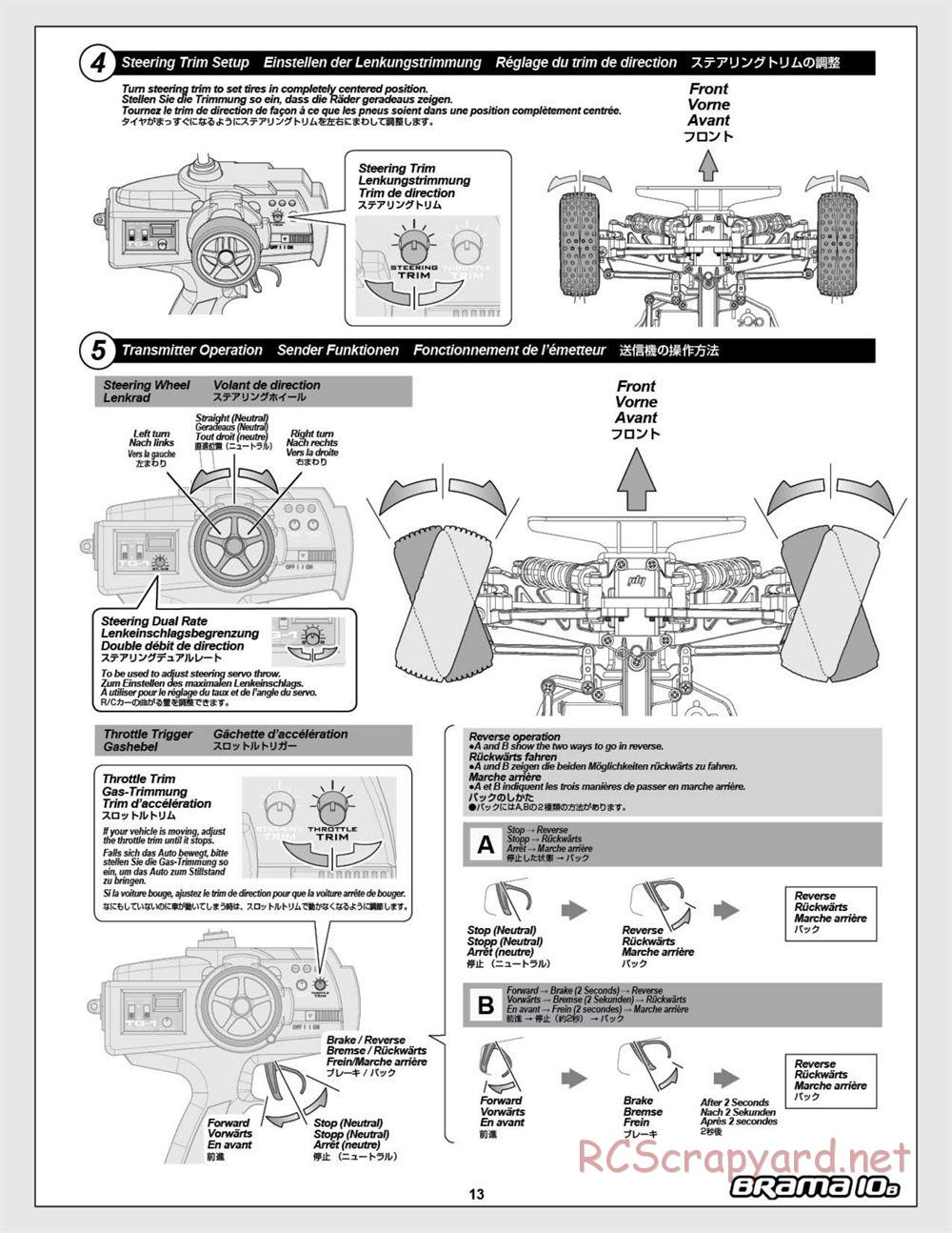 HPI - Brama 10B - Manual - Page 13