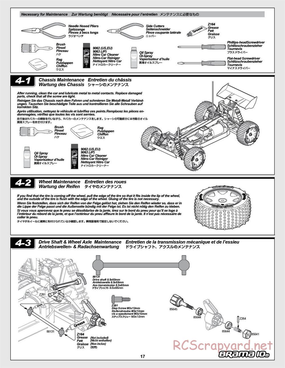 HPI - Brama 10B - Manual - Page 17