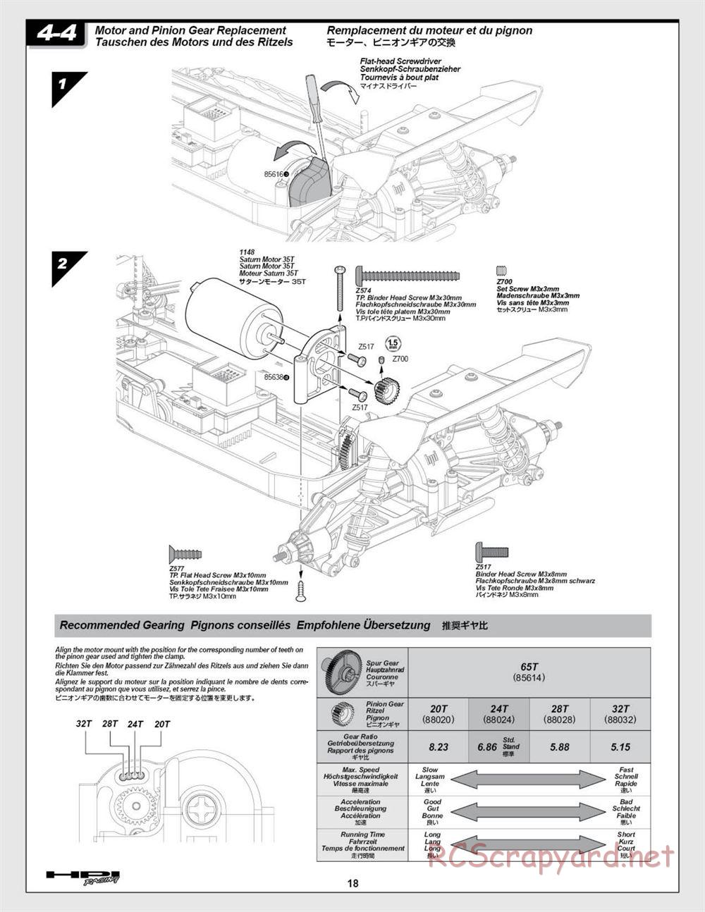 HPI - Brama 10B - Manual - Page 18