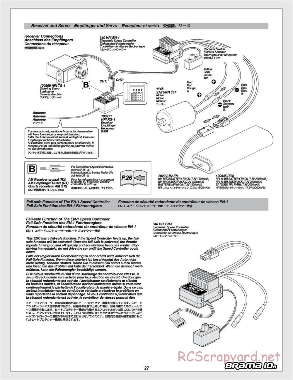 HPI - Brama 10B - Manual - Page 27