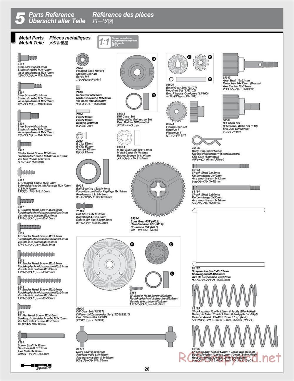 HPI - Brama 10B - Manual - Page 28