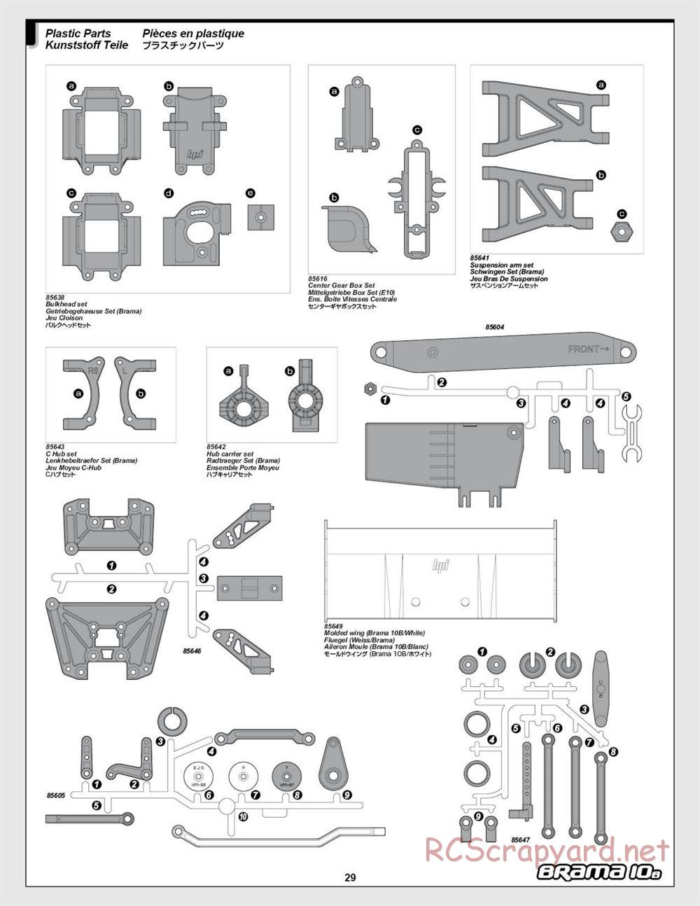 HPI - Brama 10B - Manual - Page 29