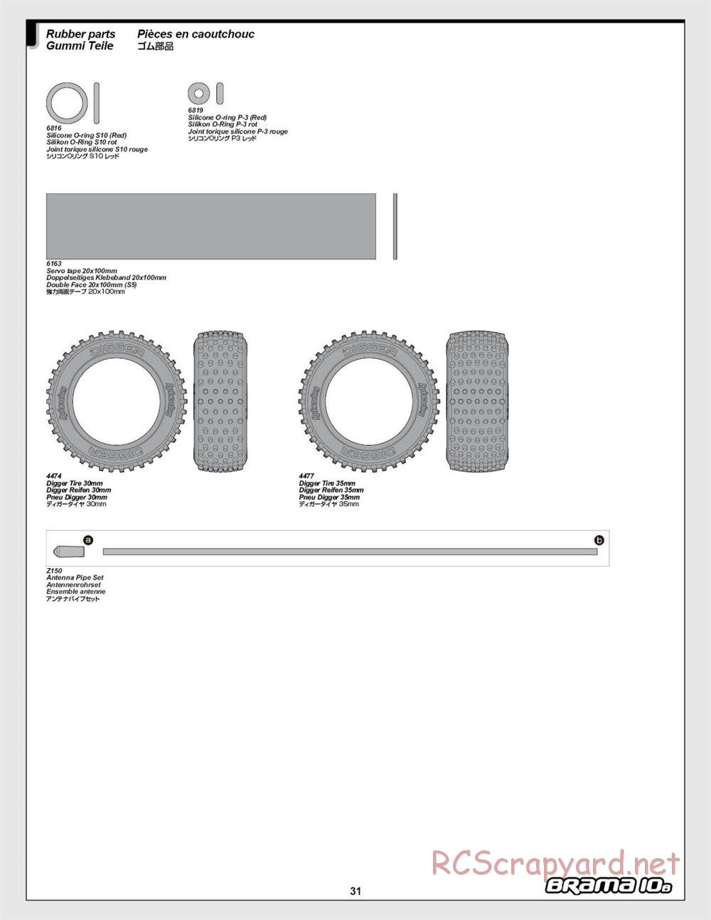 HPI - Brama 10B - Manual - Page 31