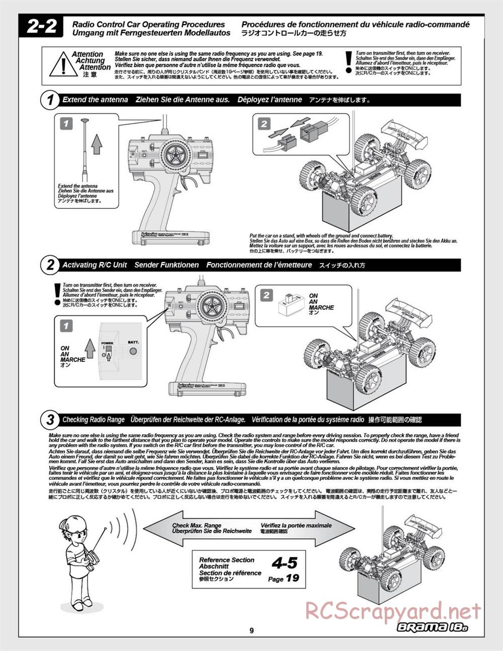 HPI - Brama 18B - Manual - Page 9