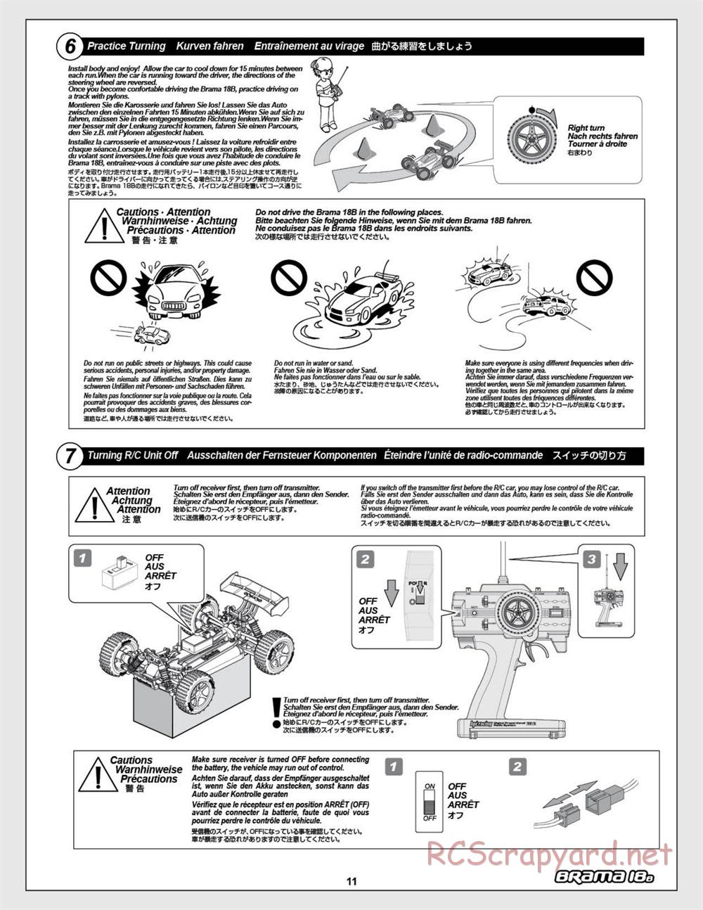 HPI - Brama 18B - Manual - Page 11