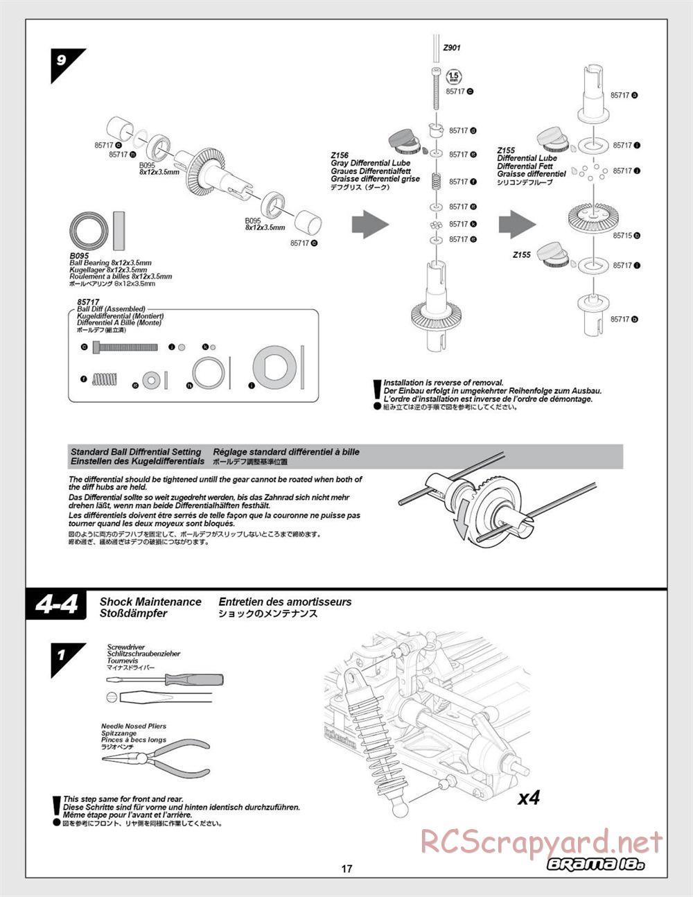 HPI - Brama 18B - Manual - Page 17