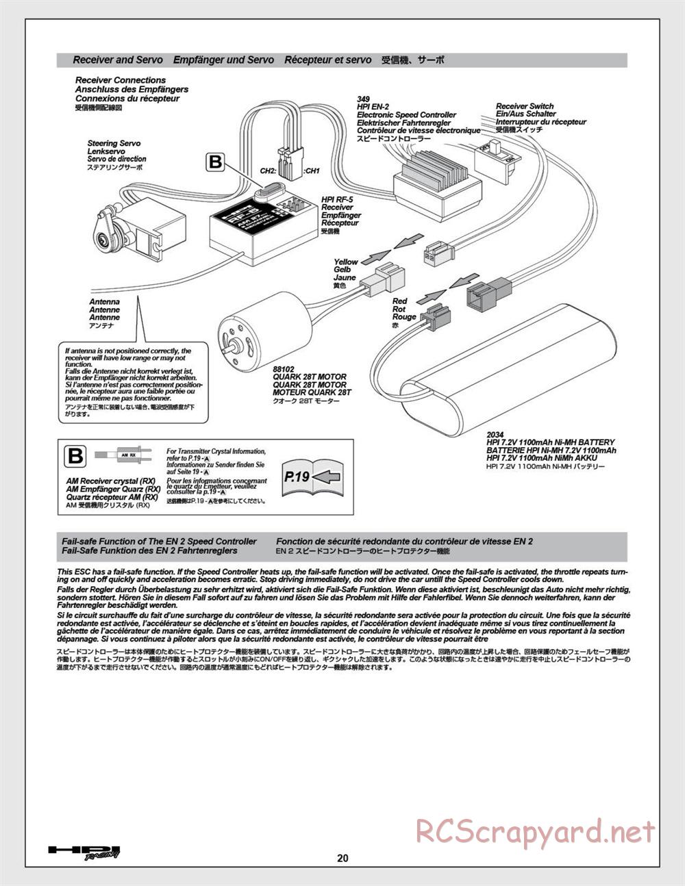 HPI - Brama 18B - Manual - Page 20