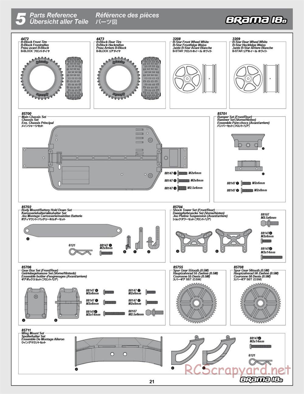 HPI - Brama 18B - Manual - Page 21