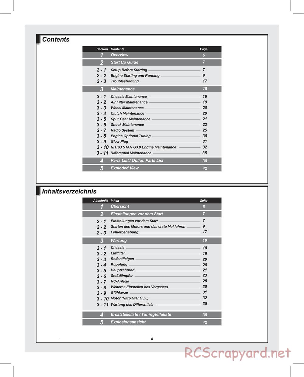 HPI - Bullet MT 3.0 - Manual - Page 4