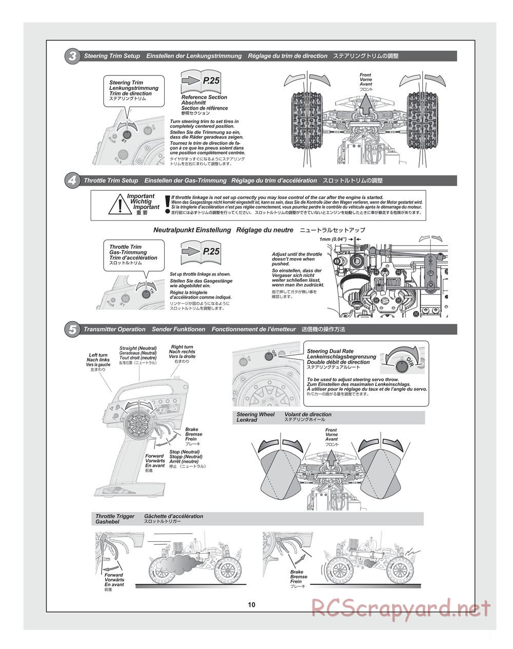 HPI - Bullet MT 3.0 - Manual - Page 10