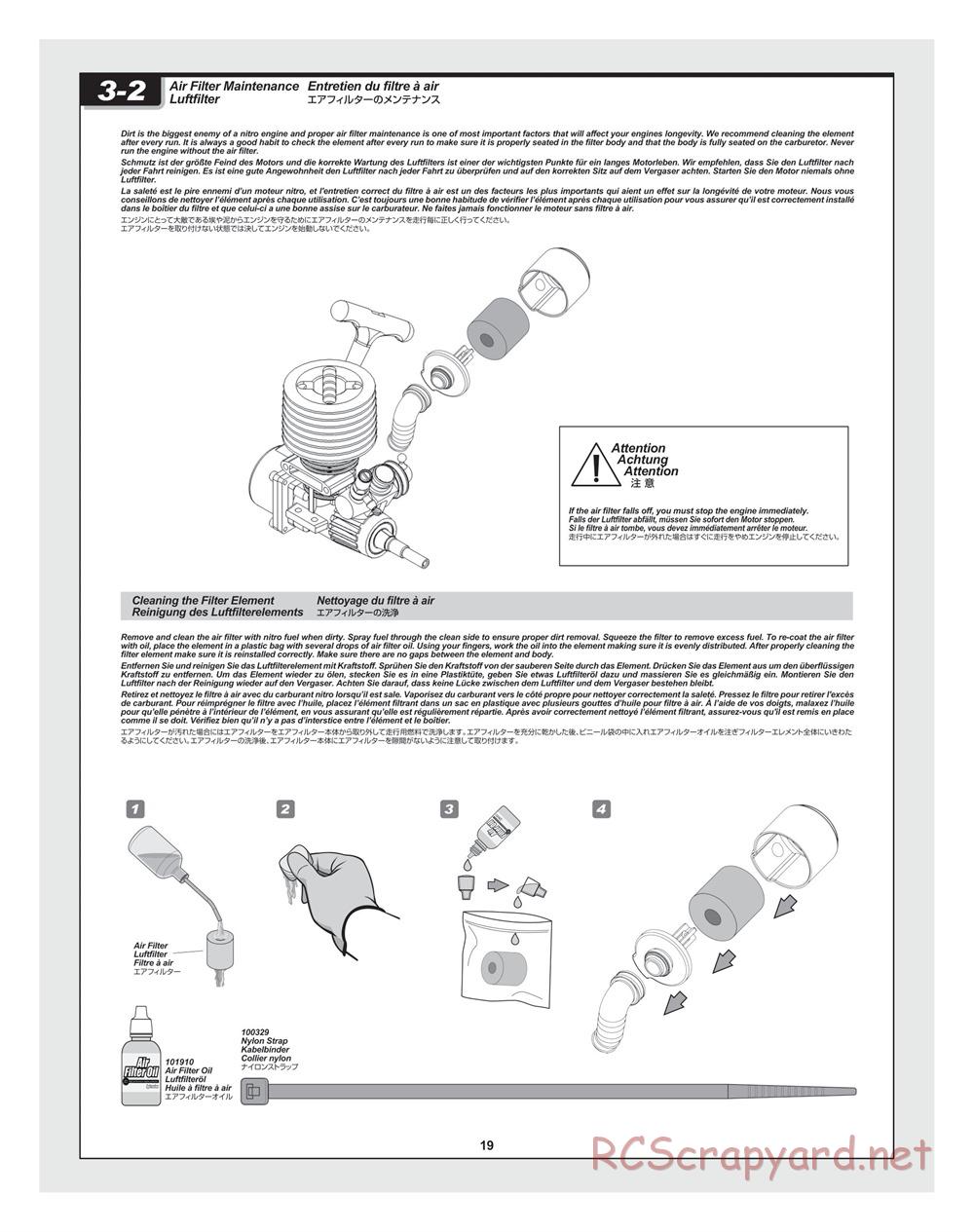 HPI - Bullet MT 3.0 - Manual - Page 19