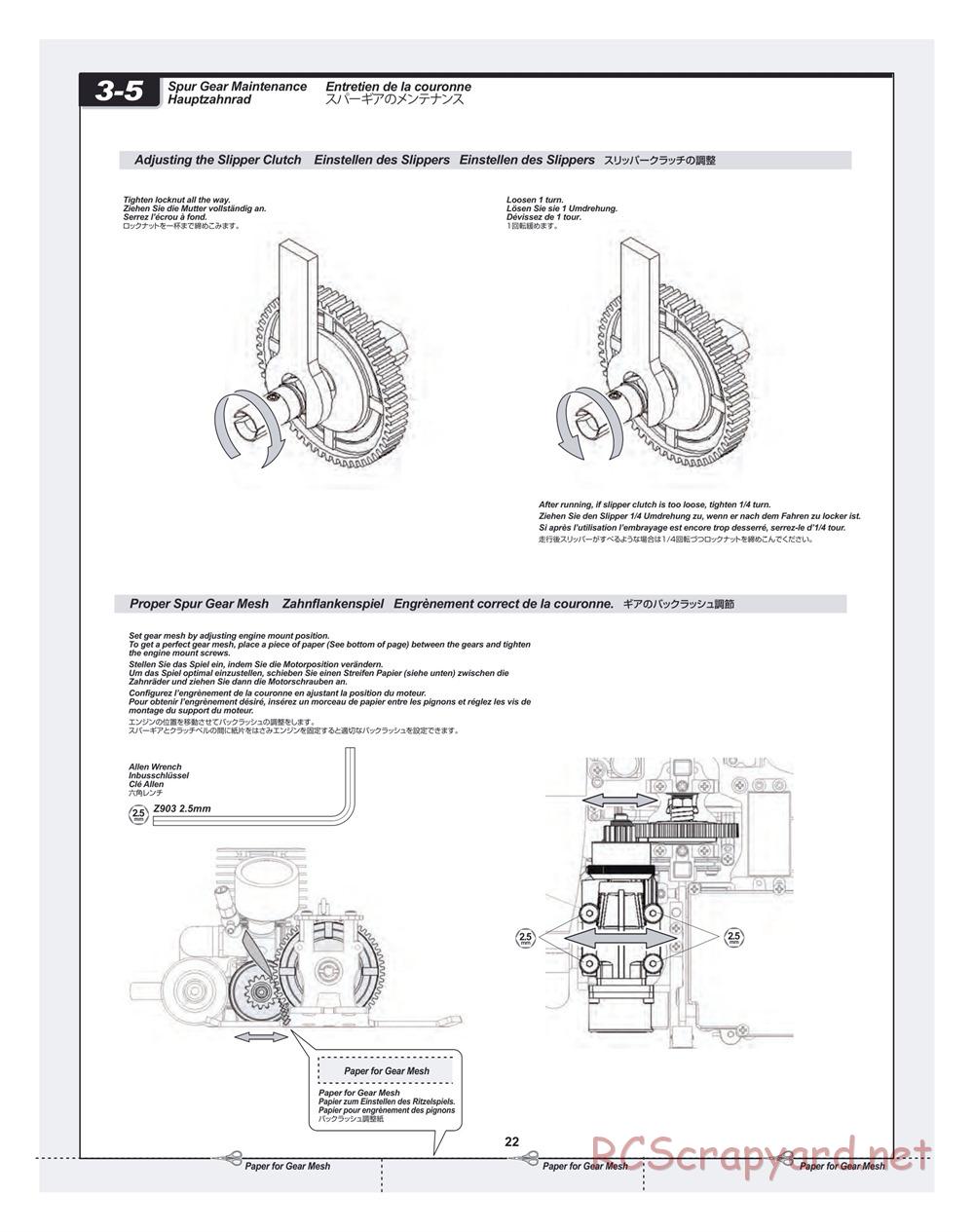 HPI - Bullet MT 3.0 - Manual - Page 22