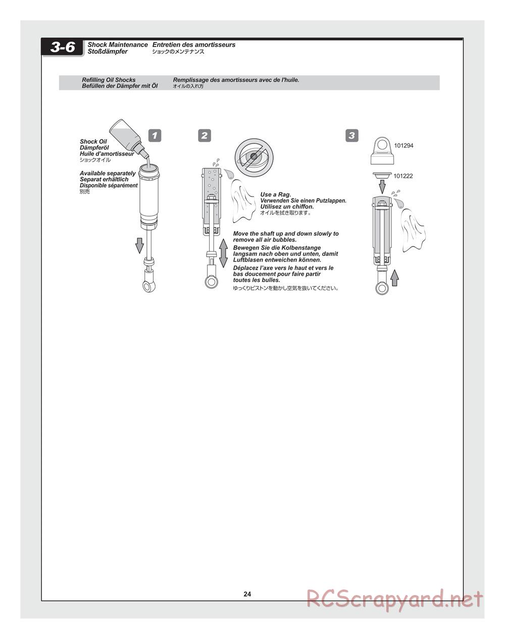 HPI - Bullet MT 3.0 - Manual - Page 24