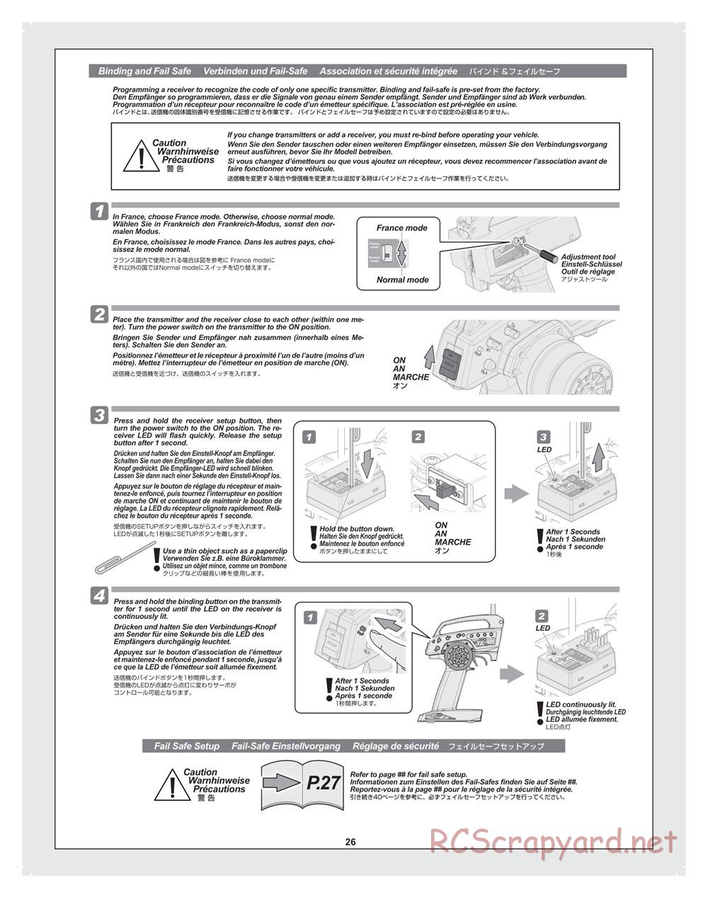 HPI - Bullet ST 3.0 (2011) - Manual - Page 26