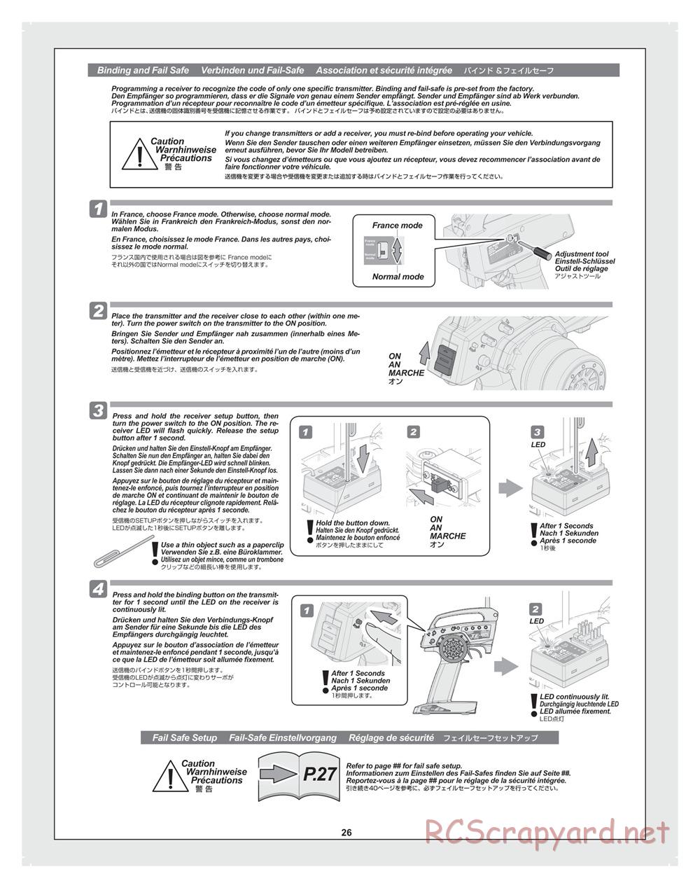 HPI - Bullet MT 3.0 - Manual - Page 26