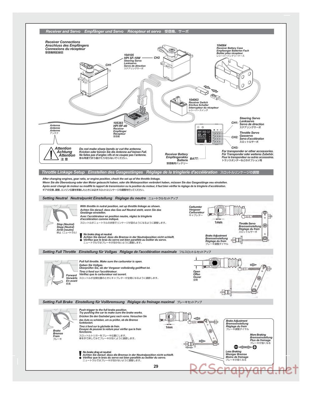 HPI - Bullet MT 3.0 - Manual - Page 29