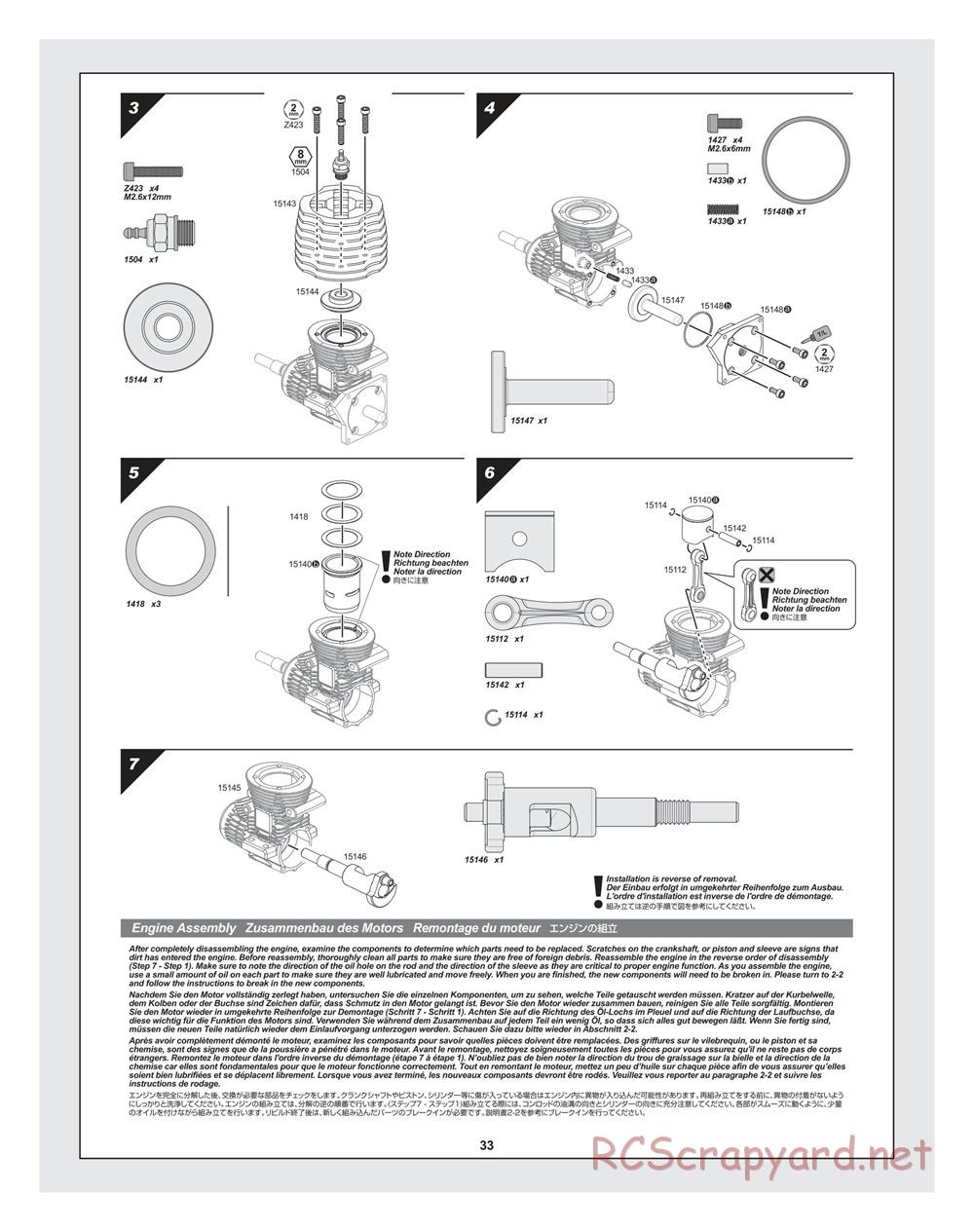 HPI - Bullet MT 3.0 - Manual - Page 33