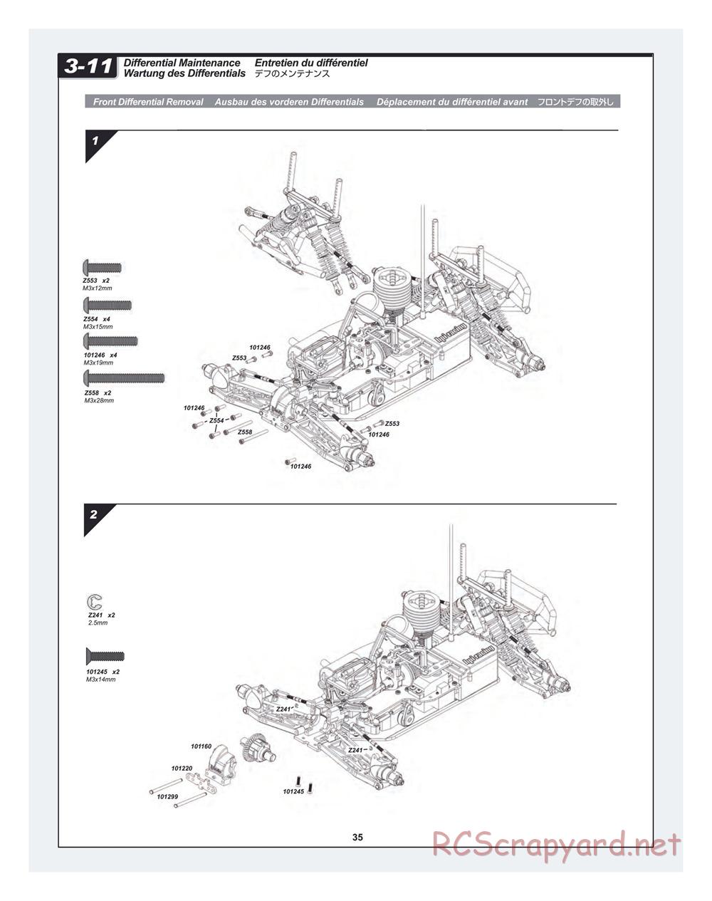 HPI - Bullet MT 3.0 - Manual - Page 35