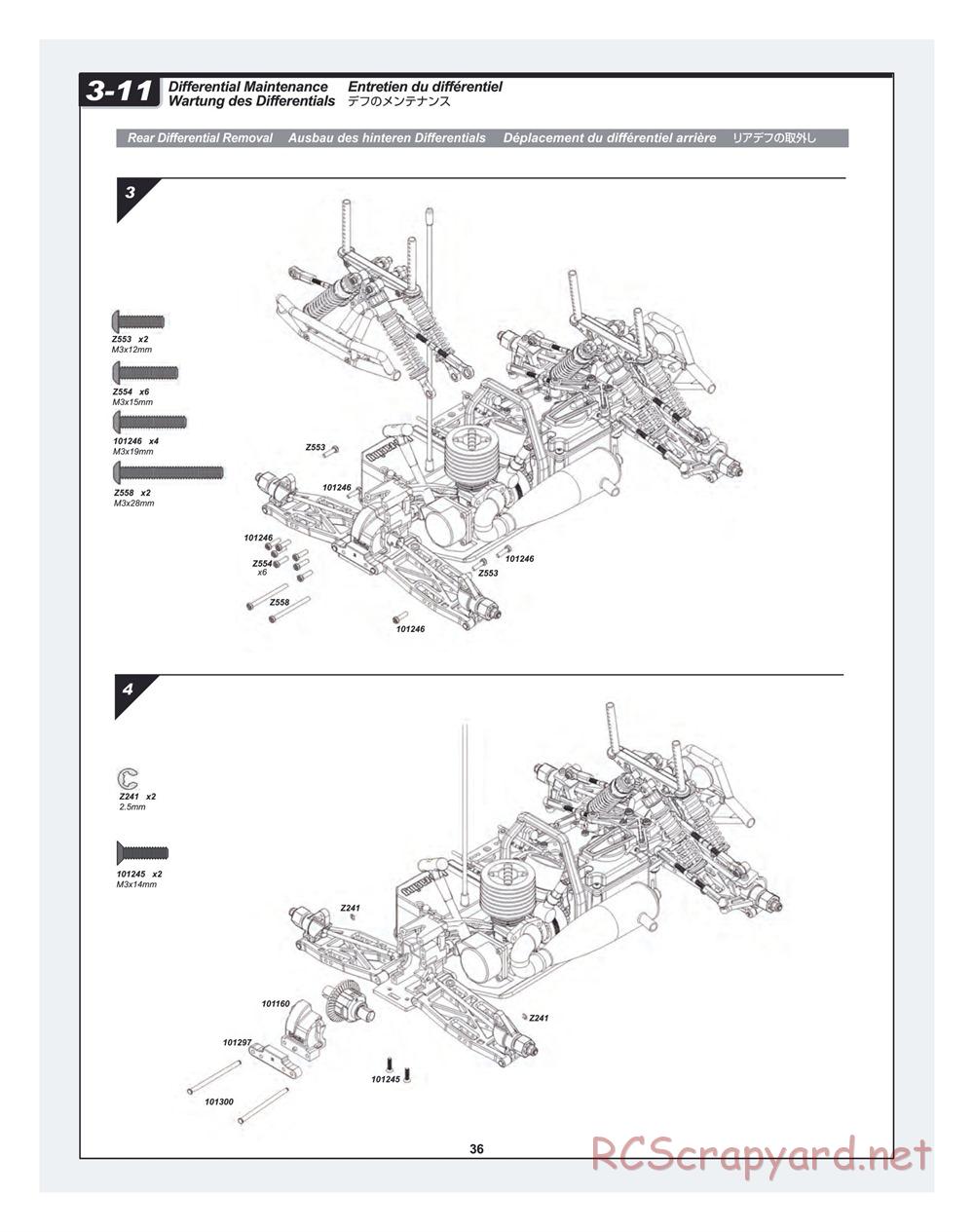 HPI - Bullet MT 3.0 - Manual - Page 36