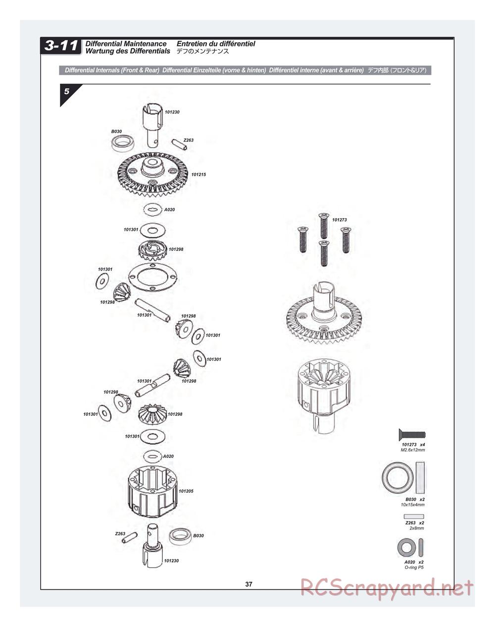 HPI - Bullet ST 3.0 (2011) - Exploded View - Page 37